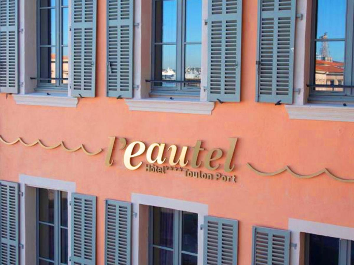Hotel L'Eautel Toulon Centre Port Exterior foto
